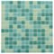 Apollo Tile Mingles 12 in. x 12 in. Glossy Dynasty Green Glass Mosaic Wall and Floor Tile 20 sqft/case, 20PK MIX2088GN448A - alternate 1