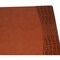 Dacasso Protacini Cognac Brown Italian Patent Leather 34 x 20 Side-Rail Desk Pad P6101 - alternate 1