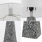 Jonathan Y Owen 20.5" Contemporary Resin LED Table Lamp, Dark Gray Terrazzo, 2PK JYL1037C-SET2 - alternate 10