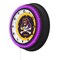 Holland Bar Stool East Carolina University 19 Double Neon Wall Clock Clk19BK - alternate 5