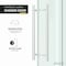 Anzzi 60in x 76in Frameless Shower Door with Sliding in Brushed Nickel with Tsunami Tempered Clear Glass SD-FRLS06102BN - alternate 16