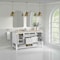 James Martin Vanities Breckenridge 60" Double Vanity, Bright White, w/ 3 CM Tajnar Eclos Top w/FreePower Wireless Charger 330-V60D-BW-FTJR - alternate 9