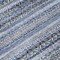 Homeroots 9' X 12' Blue And Charcoal Striped Washable Indoor Outdoor Area Rug 631489 - alternate 9