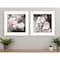 Homeroots Set Of Two Noir Roses 1 White Framed Print Wall Art, 2PK 407918 - alternate 4