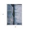 Homeroots 9' X 12' Blue And Charcoal Abstract Washable Indoor Outdoor Area Rug 630469 - alternate 7