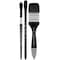 Silver Brush Black Velvet BEST Background Watercolor Brushes, 3-Piece Set WC-3203S - alternate 6