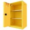 Securall Flammable Storage Cabinet, 90 Gallon, 2 Shelves, 43 in W x 65 in H x 31 in D, Yellow A290 - alternate 2