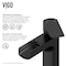 Vigo Ileana 7inH Single Hole Single-Handle Waterfall Bathroom Faucet in Matte Black VG01042MB - alternate 5