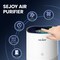 Edendirect 500 Sq.Ft.HEPA Air Purifier White with 4-Speed, Air Quality Indicator, 8H Timer, Child Lock ZR-KQJ-0402-White - alternate 8