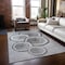 Homeroots 9' X 12' Gray and Black Faux Bois Washable Non Skid Indoor Outdoor Area Rug 564417 - alternate 9
