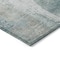 Homeroots 3' X 5' Turquoise And Ivory Abstract Washable Indoor Outdoor Area Rug 616202 - alternate 8