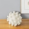 Homeroots 6" Ivory Resin Knobby Nubs Orb Tabletop Sculpture 392545 - alternate 7