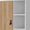Homeroots 20" White and Natural Two Drawer Dresser 552271 - alternate 12