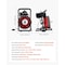 Vevor Drain Cleaner Machine Drain Auger 50FT x 1/2 Inch Manual Feed & 4 Cutters RC-9002G - alternate 8