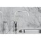 Kingston Brass Bridge Kitchen Faucet with Brass Sprayer, Polished Chrome KS8251DLBS - alternate 6