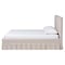 Baxton Studio Astin Platform Bed with Pleated Skirt- Fabric Upholstered Bed Frame with Panel Headboard, Queen 266-14582-ZORO - alternate 8