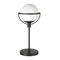 Homeroots 21" Black Metal Globe Table Lamp With Clear Globe Shade 524380 - alternate 1