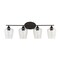 Jonathan Y Jayne 32" 4-Light Iron/Seeded Glass Cottage Rustic LED Vanity Light, Oil Rubbed Bronze JYL7548A - alternate 14