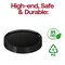 Smarty Had A Party 16 in Black Round Plastic Trays, 25PK 9926BK-CASE - alternate 5