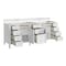 James Martin Vanities Brittany 84" Double Vanity, Bright White w/ 3 CM Eternal Jasmine Pearl Top 655-V84-BW-3EJP - alternate 9