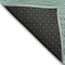 Homeroots 10' X 14' Turquoise And Aqua Striped Washable Indoor Outdoor Area Rug 615385 - alternate 8