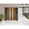 Vdomdoors Steel Double Doors Deux 1713 Natural Oak 2 Black Sidelight Exterior Windows Stainless Inserts Singl DEUX1713DEXD-OAKB-LH-W16+72+16 x H80 - alternate 6