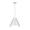 Z-Lite Aria 1 Light Pendant, Brushed Nickel/Brushed Nickel & Inner White, 18 In W x 16 In H 1952P18-BN - alternate 6