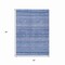 Homeroots 5' X 8' Denim Blue And Sky Blue Striped Washable Indoor Outdoor Area Rug 615345 - alternate 8