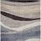 Homeroots 8' X 10' Blue Brown And Beige Abstract Washable Indoor Outdoor Area Rug 603680 - alternate 9