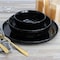 Elama Duncan 18 Piece Porcelain Dinnerware Set in Black ELM-DUNCAN-B - alternate 7