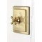 Kingston Brass Single-Handle Pressure Balanced Tub and Shower Faucet, Brushed Brass KB6147AX - alternate 5