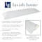 Lavish Home Memory Foam Body Pillow Stay Cool Cover Provides Cooling Relief for Side, Stomach, Back, White 82-TEX1003 - alternate 7