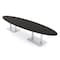 Skutchi Designs Oval Conference Table With Power, 48 in W, 168 in L, Black HAR-OVL-48X168-DOU-U999ST19-NA - alternate 1