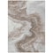 Homeroots 9' X 12' Taupe And Silver Abstract Washable Indoor Outdoor Area Rug 618350 - alternate 9