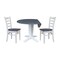 Whitewood Industries Extension Dining Tables, 45 in L, 38 in H, Parawood, 3 Piece K05-42DPT-23-C617-2 - alternate 7