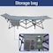 Yssoa Camping Cot with Mattress, Foldable Cot for Outdoor with Portable Bag, Camping Bed Lightweigh FNCOTXCAMP7202B - alternate 5
