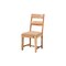 Homeroots Set of Two Brown Fabric And Wood Ladder Back Dining Side Chairs 565291 - alternate 9