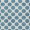 Homeroots 8' X 10' Teal Blue And Ivory Polka Dot Washable Indoor Outdoor Area Rug 614944 - alternate 8