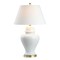 Jonathan Y Sagwa 33" Ceramic/Iron Modern Classic LED Table Lamp, White JYL6619A - alternate 1
