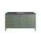 James Martin Vanities Chicago 60 in. Single Vanity, Smokey Celadon, w/ 3 CM Charcoal Soapstone Silestone Top 503-V60S-SC-3CSP - alternate 5