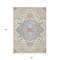 Homeroots 8' X 10' Beige Ivory And Gray Oriental Washable Indoor Outdoor Area Rug 596611 - alternate 8