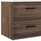 Homeroots 24" Dark Brown Wood Floating Bathroom Vanity With White Sink And Two Drawers 624198 - alternate 4