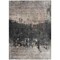 Homeroots 3' X 5' Taupe And Charcoal Abstract Washable Indoor Outdoor Area Rug 606128 - alternate 9
