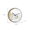 Homeroots Gold Dust 14" Modern Round Wall Clock 401301 - alternate 3