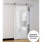 Sartodoors Sturdy Barn Door Planum 2102 White Solid Core Modern Interior PLANUM2102BD-S-WS-18 - alternate 1