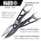 Klein Tools Tin Snips, Straight, Left, Right, 12", Steel 89556 - alternate 11