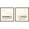 Homeroots Set Of Two Slate Horizon I Gray Framed Print Wall Art, 2PK 525654 - alternate 1