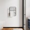Edendirect 5-Bar Stainless Steel Electric Towel Warmer in Black, Wall Mounted Towel Warmer ZR-EB01BL330 - alternate 7