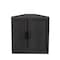 Homeroots 31in Black Wood Corner Accent Cabinet 693400 - alternate 1