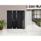 Vdomdoors Steel Double Doors Cynex 6777 Black Sidelight Exterior Window Stainless Inserts Single Modern Paint CYNEX6777DEXD-BLK-LH-I-W72+16 x H80 - alternate 7
